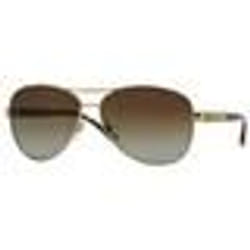 Lunettes de soleil - Burberry - BE3080 - Or - Beige - Marron dégradé polarisé