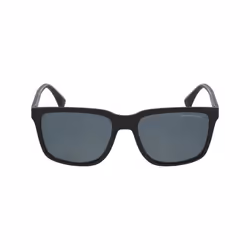 Lunettes de soleil - Emporio Armani - EA4047 - Noir mat - Gris polarisés - Chic