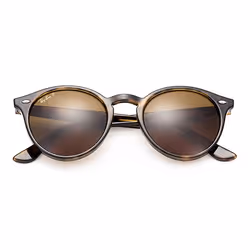 Ray-Ban 8053672416039, Rond, Cerclé, Noir, Marron, Beige, Marron, Acétate, Tortue