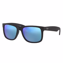 Ray-Ban JUSTIN COLOR MIX, Adulte, Unisexe, Carré, Noir, Verres non polarisés, Nylon