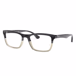 Ray-Ban RB5279, Adulte, Unisexe, Carré, Gris, Verres non polarisés, Acétate
