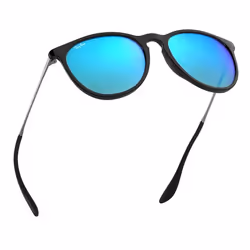 Ray-Ban Erika Color Mix Bleu Miroir + Noir