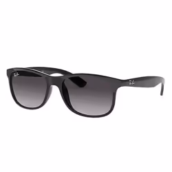 Ray-Ban ANDY, Adulte, Unisexe, Carré, Noir, Verres non polarisés, Nylon