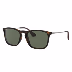 Ray-Ban CHRIS, Adulte, Unisexe, Carré, Tortue, Verres non polarisés, Nylon