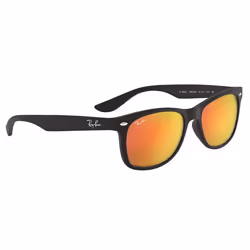Ray-Ban New Wayfarer Junior Rouge Miroir + Noir