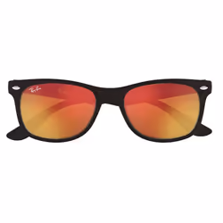 Ray-Ban New Wayfarer Junior Rouge Miroir + Noir - Vue supplémentaire 4