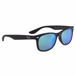 Ray-Ban New Wayfarer Junior Bleu Miroir + Noir