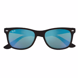 Ray-Ban New Wayfarer Junior Bleu Miroir + Noir - Vue supplémentaire 4