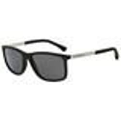 Lunettes de soleil - Emporio Armani - EA 4058 5063/81 - Noir - Verres gris polarisés - Protection catégorie 3