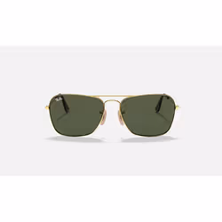 Ray-Ban Caravan Vert Classique G-15 + Or