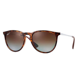 Ray-Ban Erika Classic Verres polarisés Verres polarisés Brun Dégradé + Havane