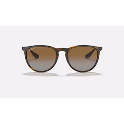 Ray-Ban Erika Classic Verres polarisés Verres polarisés Brun Dégradé + Havane