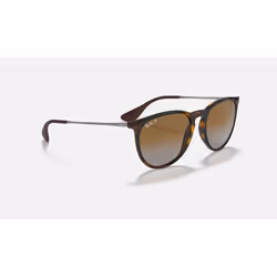 Ray-Ban Erika Classic Verres polarisés Verres polarisés Brun Dégradé + Havane