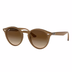 Ray-Ban RB2180, Adulte, Unisexe, Rond, Marron, Verres non polarisés, Acétate