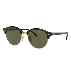 Ray-Ban Clubround Classic Vert Classique G-15 + Noir