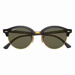 Ray-Ban Clubround Classic Vert Classique G-15 + Noir