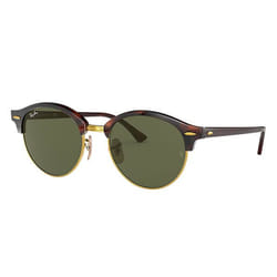 Ray-Ban Clubround Classic Vert Classique G-15 + Havane