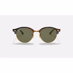 Ray-Ban Clubround Classic Vert Classique G-15 + Havane