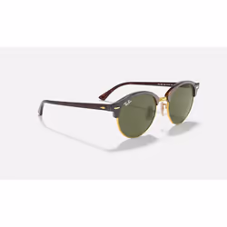 Ray-Ban Clubround Classic Vert Classique G-15 + Havane