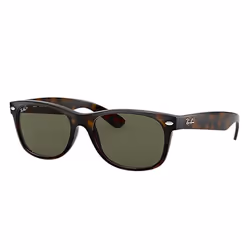 Ray-Ban NEW WAYFARER CLASSIC, Adulte, Unisexe, Carré, Tortue, Verres polarisés, Nylon