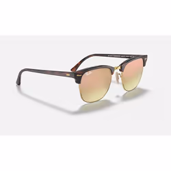 Ray-Ban Clubmaster Flash Lenses Gradient Cuivre Flash dégradé + Havane