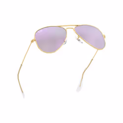 Ray-Ban Aviator Junior Lilas Miroir + Or