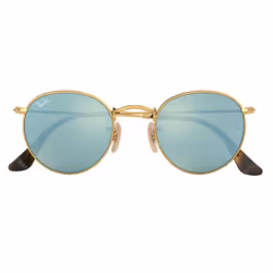 Ray-Ban Round Flat Lenses Argent Flash - Vue supplémentaire 5