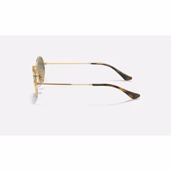 Ray-Ban Oval Flat Lenses Vert Classique G-15 + Or - Vue supplémentaire 4