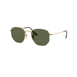 Ray-Ban Hexagonal Flat Lenses Vert Teinte unie + Or