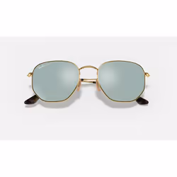 Ray-Ban Hexagonal Flat Lenses Argent Flash + Or - Vue supplémentaire 6