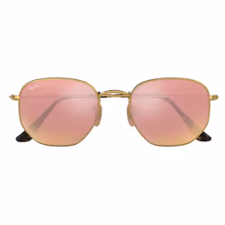 Ray-Ban Hexagonal Flat Lenses Cuivre Flash + Or - Vue supplémentaire 5