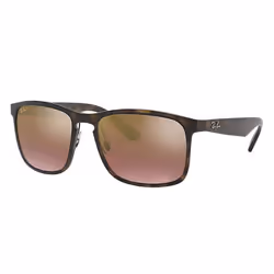 Ray-Ban RB4264 Chromance, Adulte, Unisexe, Carré, Tortue, Verres polarisés, Nylon