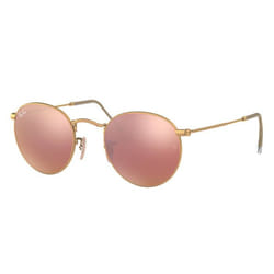 Ray-Ban ROUND FLASH LENSES lunettes de soleil Rond