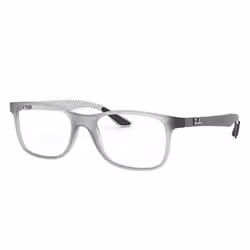 Ray-Ban RB8903, Adulte, Unisexe, Carré, Gris, Verres non polarisés, Fibre de carbone