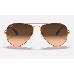 Ray-Ban Aviator Gradient Rose/Marron Dégradé + Bronze-cuivre