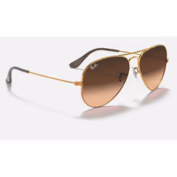 Ray-Ban Aviator Gradient Rose/Marron Dégradé + Bronze-cuivre