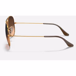 Ray-Ban Aviator Gradient Rose/Marron Dégradé + Bronze-cuivre - Vue supplémentaire 4