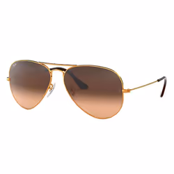 Ray-Ban AVIATOR GRADIENT, Adulte, Unisexe, Aviateur, Verres non polarisés, Métal, S/M