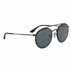 Ray-Ban Round Double Bridge Bleu-Gris Classique + Noir