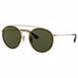 Lunettes de soleil - Ray-Ban - RB3647N-001 - Monture dorée - Verres verts - Style chic
