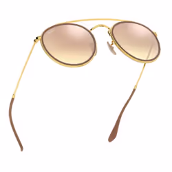 Ray-Ban ROUND DOUBLE BRIDGE lunettes de soleil Rond - Vue supplémentaire 4