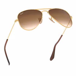Ray-Ban Aviator Junior Brun Dégradé + Or