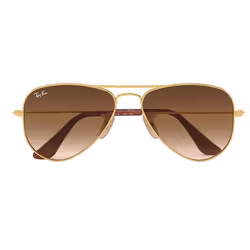 Ray-Ban Aviator Junior Brun Dégradé + Or - Vue supplémentaire 4