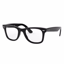Ray-Ban WAYFARER EASE OPTICS, Adulte, Unisexe, Carré, Noir, Verres non polarisés, Propionate