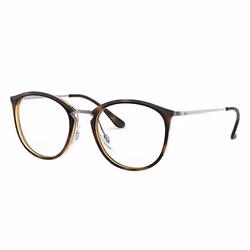 Ray-Ban RB7140, Adulte, Unisexe, Carré, Tortue, Verres non polarisés, M/L