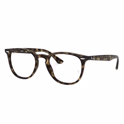 Ray-Ban RB7159, Adulte, Unisexe, Carré, Tortue, Verres non polarisés, Propionate