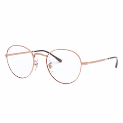 Ray-Ban ROUND METAL OPTICS II, Adulte, Unisexe, Rond, Verres non polarisés, Métal, S/M