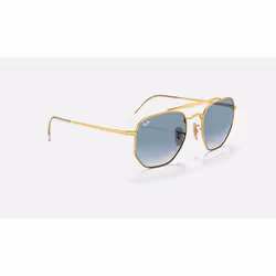 Ray-Ban Marshal Bleu clair Dégradé + Or