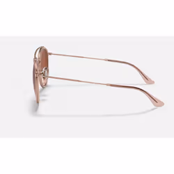 Ray-Ban Round Double Bridge Brun Dégradé + Rose - Vue supplémentaire 4