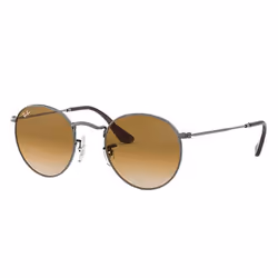 Ray-Ban ROUND FLAT LENSES, Adulte, Unisexe, Rond, Verres non polarisés, Métal, M/L